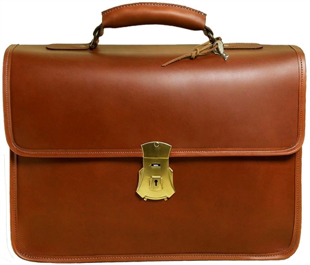 custom hide briefcase