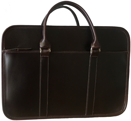 Arbitrator leather briefcase. Made in USA | Customhide.com