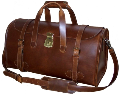 Dispatcher Leather Duffel. Made in USA | Customhide.com